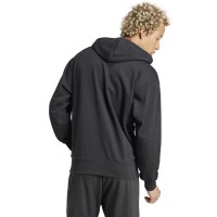 Sudadera Adidas Essentials Negro Blanco  Oferta + Barato