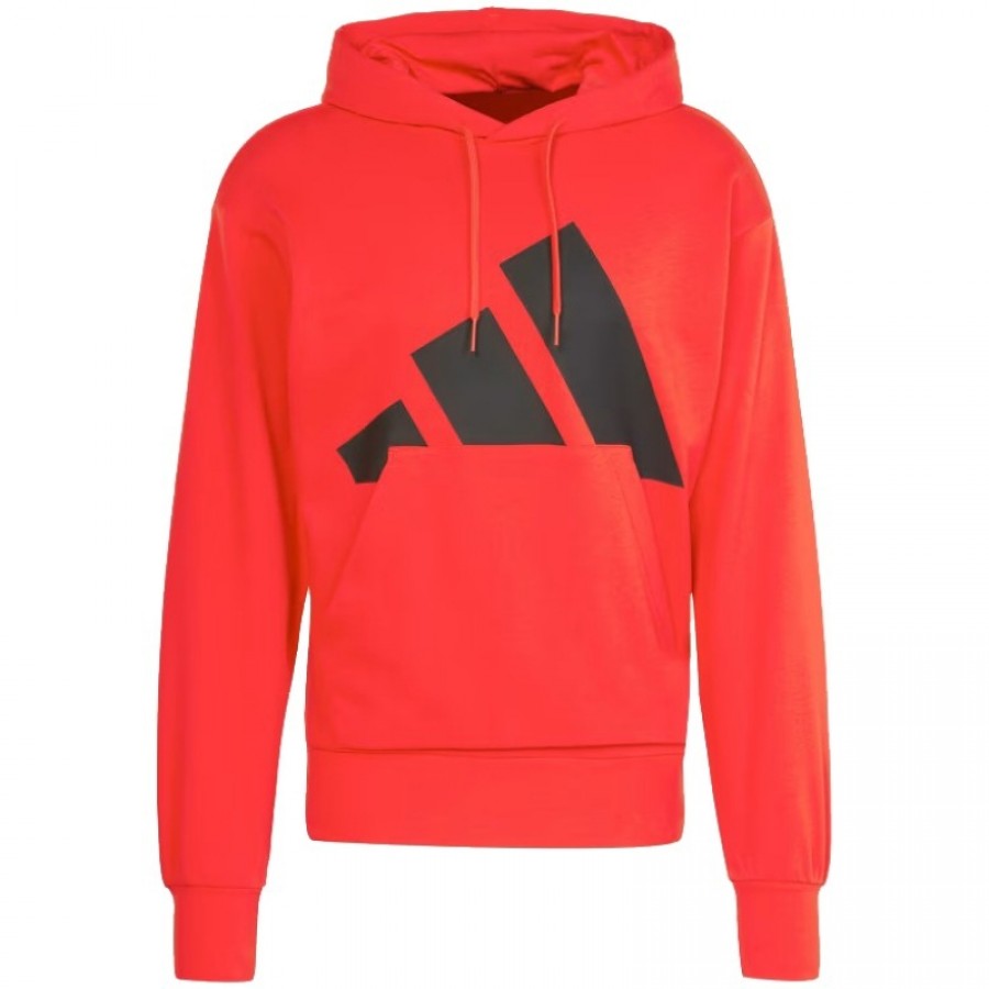 Sweat-shirt Adidas Essentials Rouge Noir  Offre - Pas cher