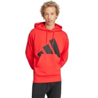 Sweat-shirt Adidas Essentials Rouge Noir  Offre - Pas cher