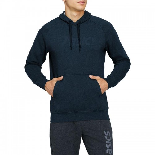 Sudadera Asics Logo Grande Azul Frances Sudadera Asics Logo Grande Azul Frances