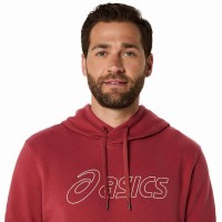 Moletom Asics Logo Red Birch  Oferta + Barato