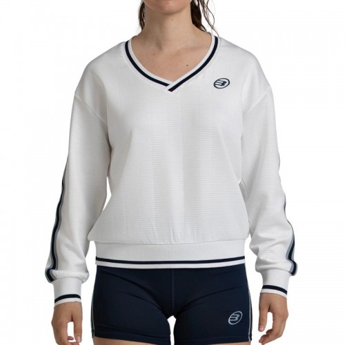 Sudadera Bullpadel Traiser Hueso