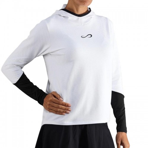 Sudadera Endless Breath Line Blanco Negro Sudadera Endless Breath Line Blanco Negro