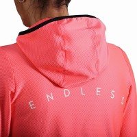 Endless Breath Line Sweatshirt Coral Shiny  Offer + Cheap