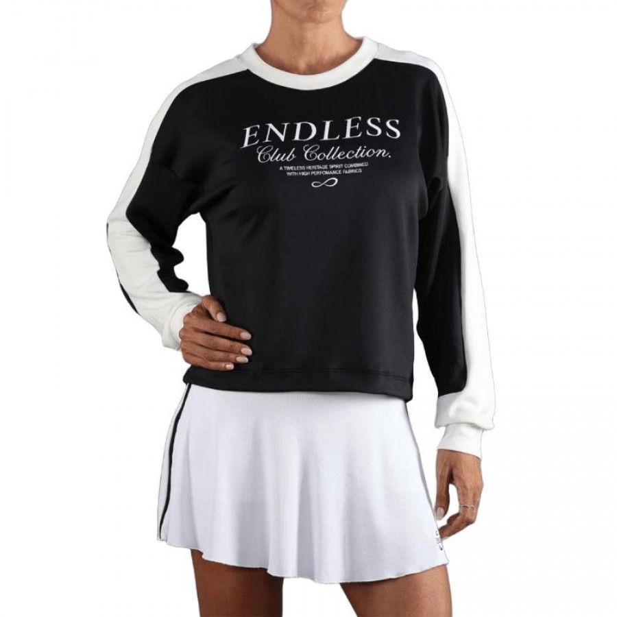 Endless Club Collection Felpa nera  Offerta + Economico