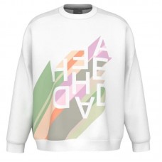 Sudadera Head Rally Blanco Mujer