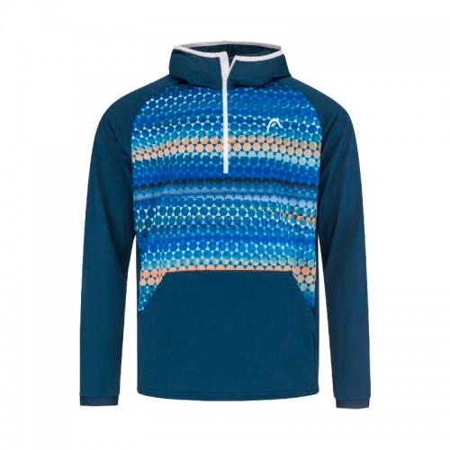 Head TopSpin Dark Blue Print Sweatshirt Head TopSpin Dark Blue Print Sweatshirt