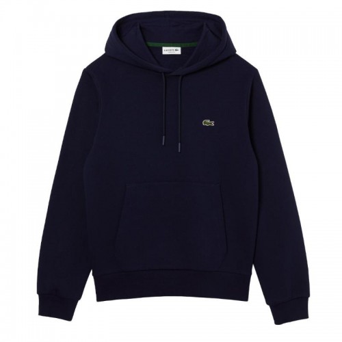 Lacoste Navy Blue Cotton Sweatshirt Lacoste Navy Blue Cotton Sweatshirt
