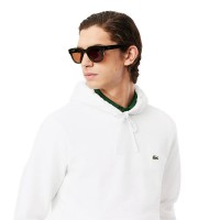 Lacoste Cotton White Sweatshirt  Offer + Cheap