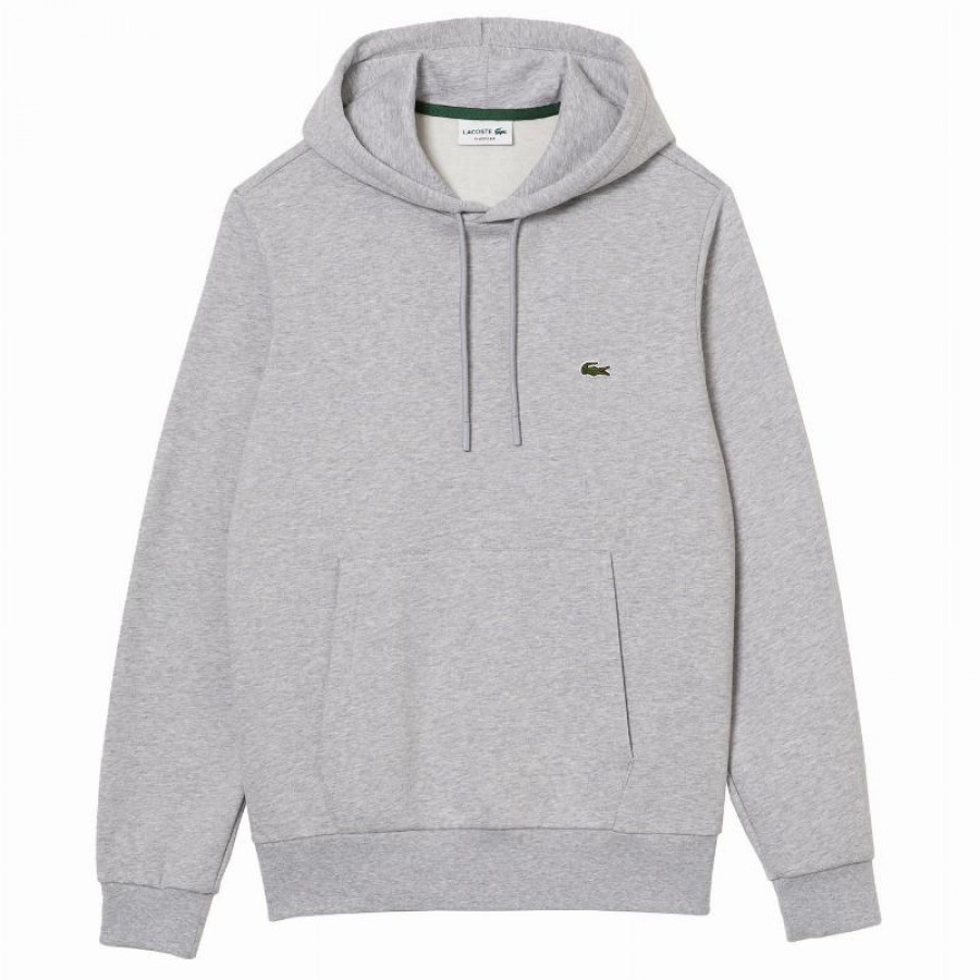 Lacoste Gray Cotton Sweatshirt Vigore  Offer + Cheap