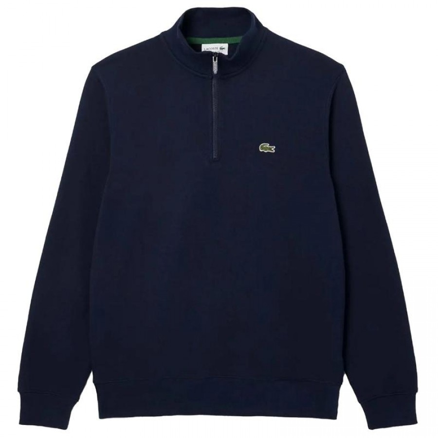 Lacoste Classic Fit Navy Blue Sweatshirt  Offer + Cheap