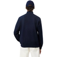 Lacoste Classic Fit Navy Blue Sweatshirt  Offer + Cheap