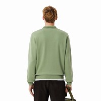 Lacoste Classic Fit Thyme Green Sweatshirt  Offer + Cheap