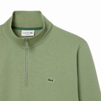 Lacoste Classic Fit Thyme Green Sweatshirt  Offer + Cheap