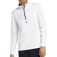 Sudadera Wilson Elevate Performance Half Zip Blanco