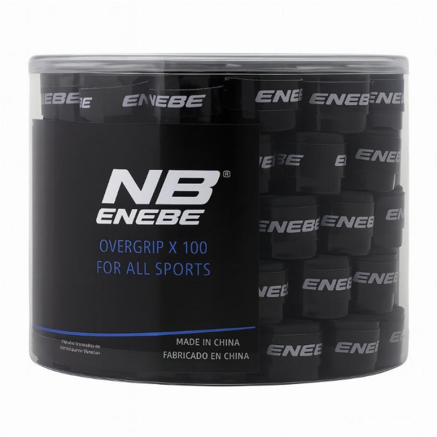 Enebe Plain Black Drum 100 Overgrips  Oferta + Barato