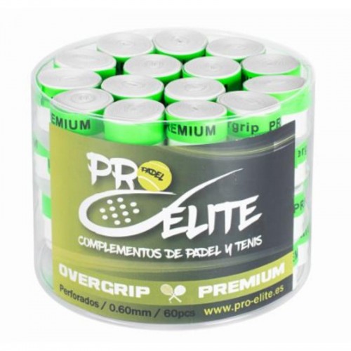 Pro Elite Premium Tambor Branco Perfurado 60 Overgrips