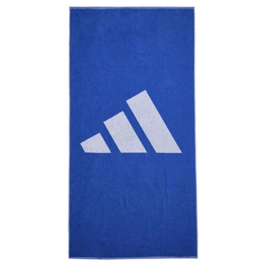 Toalha azul Royal grande da Adidas  Oferta + Barato