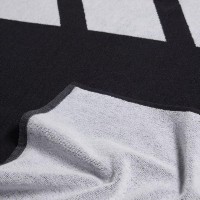 Toalha preta grande da Adidas  Oferta + Barato