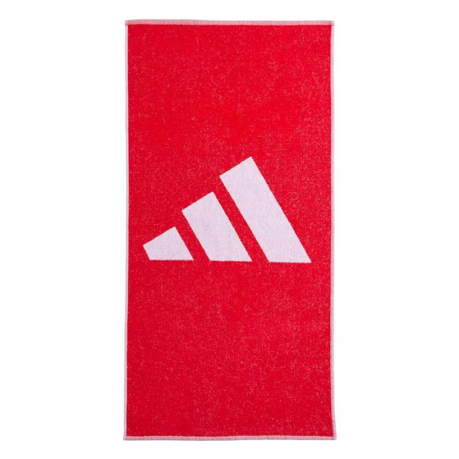 Adidas Petite Serviette Rouge Fluor  Offre - Pas cher