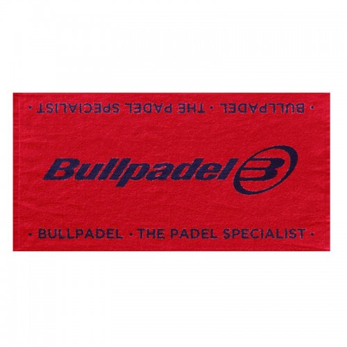 Toalla Bullpadel 100x90 Rojo Negro