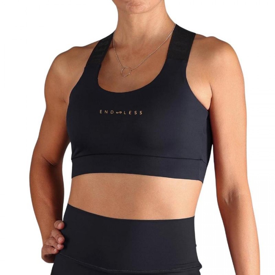 Top Endless Iconic Negro  Oferta + Barato