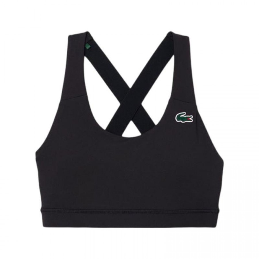 Lacoste Sport Top Preto  Oferta + Barato