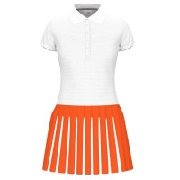 Vestido Laranja Branco Head Vogue  Oferta + Barato