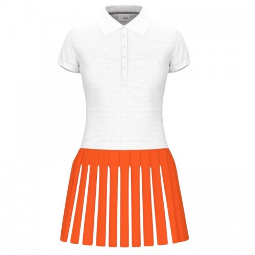 Head Vogue White Orange Dress Head Vogue White Orange Dress