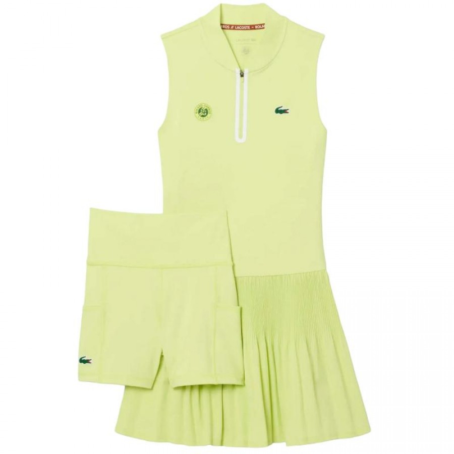 Vestido Lacoste Roland Garros Edition Verde
