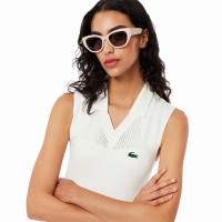 Vestido de Ténis Branco Lacoste  Oferta + Barato