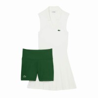 Vestido de Ténis Branco Lacoste  Oferta + Barato