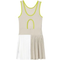 Vestido Lacoste Ultra Dry Cinza Branco Amarelo  Oferta + Barato
