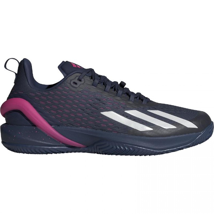 Adidas Adizero Cybersonic Clay Tênis Rosa Azul Escuro  Oferta + Barato