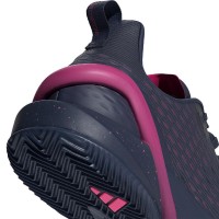 Adidas Adizero Cybersonic Clay Tênis Rosa Azul Escuro  Oferta + Barato