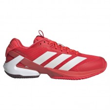Adidas Tênis Adizero Ubersonic 5 Clay Vermelho Branco