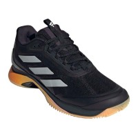 Adidas Avacourt 2.0 Clay Preto Prata Laranja Sapatos Femininos  Oferta + Barato