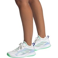 Adidas AvaFlash White Silver Mint Women''s Sneakers  Offer + Cheap