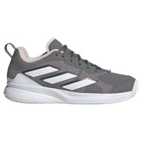 Adidas AvaFlash CLAY Gris Blanc Rose Baskets Femme  Offre - Pas cher