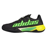 Adidas Barricada Tênis de Argila Branco Verde Amarelo