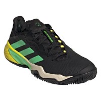 Adidas Barricada Tênis de Argila Branco Verde Amarelo