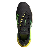Adidas Barricada Tênis de Argila Branco Verde Amarelo