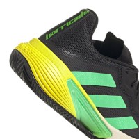 Adidas Barricada Tênis de Argila Branco Verde Amarelo
