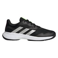 Tênis Adidas Court Jam Control M Preto Prateado  Oferta + Barato