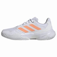Zapatillas Adidas CourtJam Control 3 Blanco Naranja Mujer