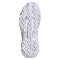 Zapatillas Adidas CourtJam Control 3 Blanco Plata Mujer