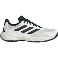 Adidas CourtJam Control Terre Battue Blanc Noir Vert Baskets
