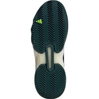 Adidas CourtJam Control Terre Battue Blanc Noir Vert Baskets