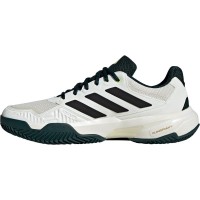 Adidas CourtJam Control Terre Battue Blanc Noir Vert Baskets