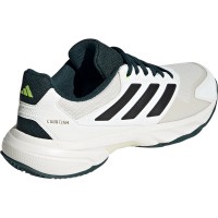 Adidas CourtJam Control Terre Battue Blanc Noir Vert Baskets